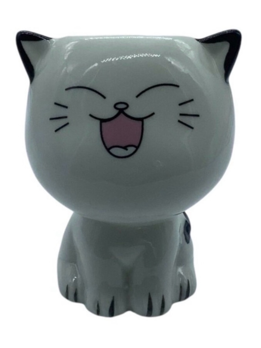Cat Mini Planter Pot Cute Face Design 3.5" x 2.5" Ceramic Succulent Pot Cartoon